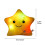 Plyšový vankúš DAMAI LED Twinkle Star modrý 1 ks 2