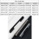 Nickel Cabinet Pull Handle Zinc Alloy 160mm Silver 2