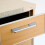 Nickel Cabinet Pull Handle Zinc Alloy 160mm Silver 7