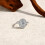 Δαχτυλίδι Moissanite από ασήμι 925, Unisex με σχέδιο Twilight 6