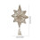 LED Christmas Tree Topper Star Metal Snowflake 60 Warm 3