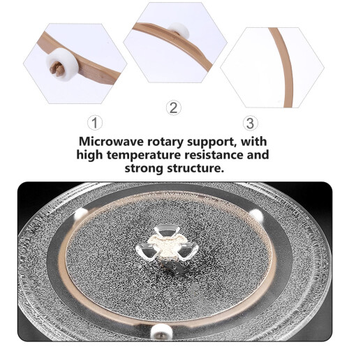 Soimiss Microwave Roller Ring with Three Rollers 2 pcs 2