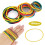 Rubber Bands Colorful Elastic 1000 Pack 25/38/50 mm 2
