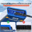 Car Snow Brush with Ice Scraper Extendable EVA Foam Blue 5