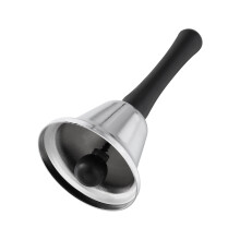 Handglocke Metall Für Kinder Und Weihnachtsfeier in Silber