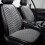 Ventilated Car Seat Cushion with Backrest 110x50cm 3