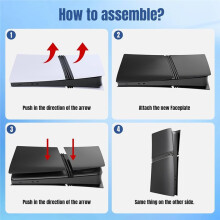 Dekplaten voor PS5 Pro Digitale Editie Matte FacePlates Accessoires voor PS5 Pro Console