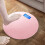 Round Glass Bathroom Scale with USB Charging and 4