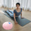 Round Glass Bathroom Scale with USB Charging and 5