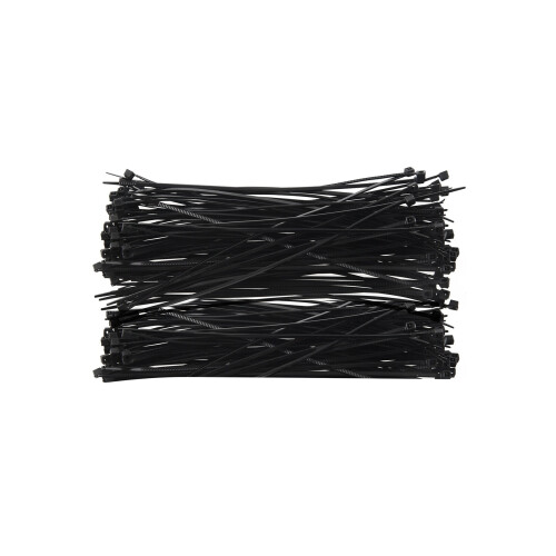 600 Pcs 150 X 1.8mm Electrical Cable Tie Wrap Nylon Fastening Black 2