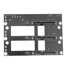 Hard Drive Backplane Adapter for 2.5/3.5 Inch Drives with Large 4D Power Supply
