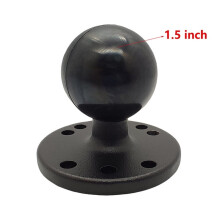 1,5 Zoll Drill-Down Ram Halter Articulated Arm Halter mit 38mm Kugel für Boot Fischfinder
