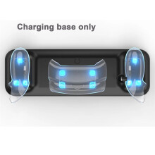 For Meta Quest3 Headset Charger Base with Colorful VR Controller Charger Stand Gaming Accessories White