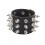 Δερμάτινο βραχιόλι Punk Style Rivet 24cm 5