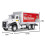Ensemble de 4 camions de chantier à friction 5