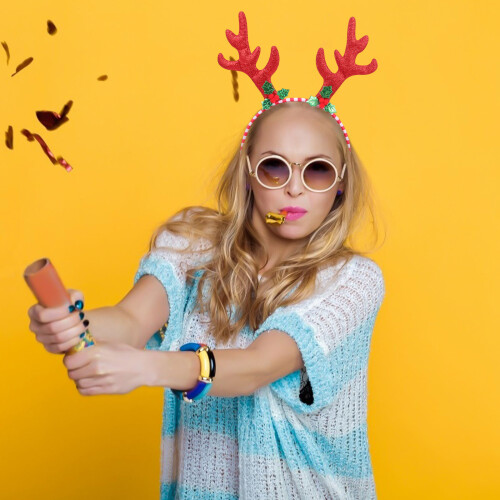 6Stk Einzigartige Xmas Haarreifen Kinder Haarbänder 2