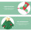 6Stk Einzigartige Xmas Haarreifen Kinder Haarbänder 5