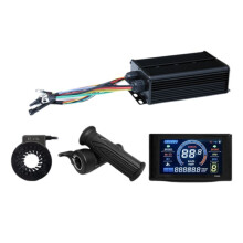 Controlador de Tres Modos para Bicicleta Eléctrica, 60 A, 48 V - 72 V, Controlador de Onda Sinusoidal S966, Pantalla A Color, Accesorios para