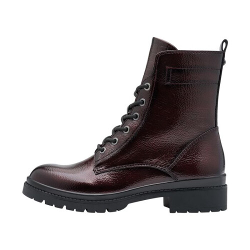 Bottine Cuir Tamaris - Merlot-Patent