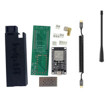 Kit Kv4p HT V1.8C Rádio Kv4p HT, Telefone Android para Rádio Amador, Transceptor de Celular para Rádio, Kit de Jogo com Cabo Espiral