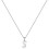 Sterling Silver Initial Pendant Necklace A-Z on Figaro Chain 1