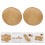 Bamboo plates khaki 6 pcs 1