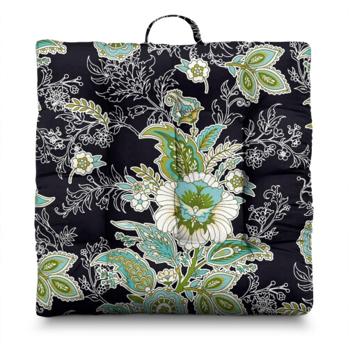 Paisley Meditation Floor Cushion Boho Square 22 x 22
