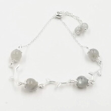 Strawberry Sterling Silver Bracelet for Women S925