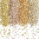 Gold Crushed Crystal Glitter Flakes 150g for Nails Epoxy 1