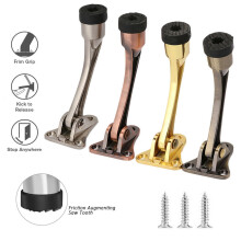 Metalen hoefijzer deurstopper, verkrijgbaar in 4 kleuren.