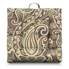 Boho Meditation Cushion Paisley Square 22 x 22 inches