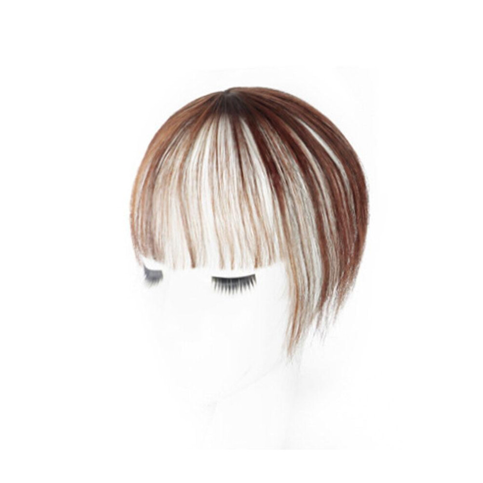 Invisible Seamless Thin Hair Topper with 3D Bangs