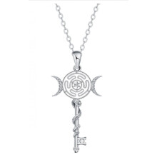 Hecate's Key Necklace 925 Sterling Silver Witchcraft