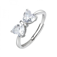 D Color Heart Cut Moissanite Ring 1.6CT Sterling Silver