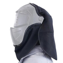 Estensione Posteriore per Casco da Saldatura In 2 Pezzi e Pettorina In Cotone Ignifugo, Bordo Sigillato, Adatta Alla Maggior Parte Dei Caschi