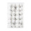 Silver Shatterproof Christmas Ornaments Set 48PCS 1