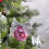 Pink Mirror Ball Ornament with Silver Glitter Bow 1