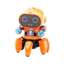 Dancing Robot Toy with Lights and Music for Early Education