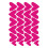Hearts Wall Decals Vinyl Peel and Stick 24 PCS 1