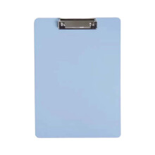 A4 Plastic Clipboard Light Blue 12x9in