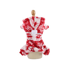 Dog Christmas Sweater Hooded Pajamas Small Medium 11.8" Neck