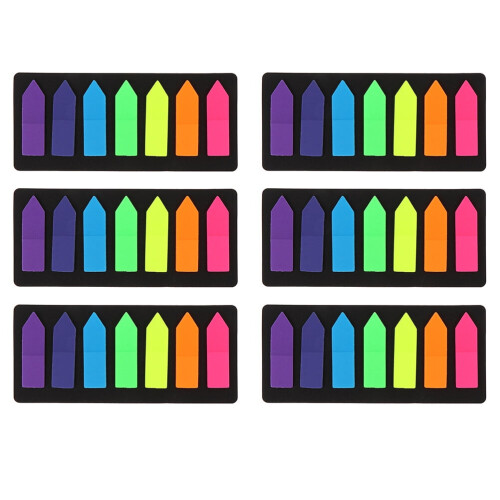 Writable Repositionable File Tabs PVC Labels 6 Sets