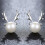 925 Sterling Silver Stud Earrings with Cubic Zirconia 1
