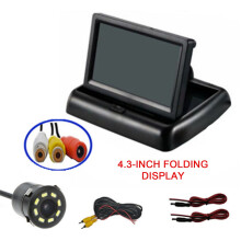 Car Monitor 4.3 Inch Foldable TFT LCD for Rear View Camera