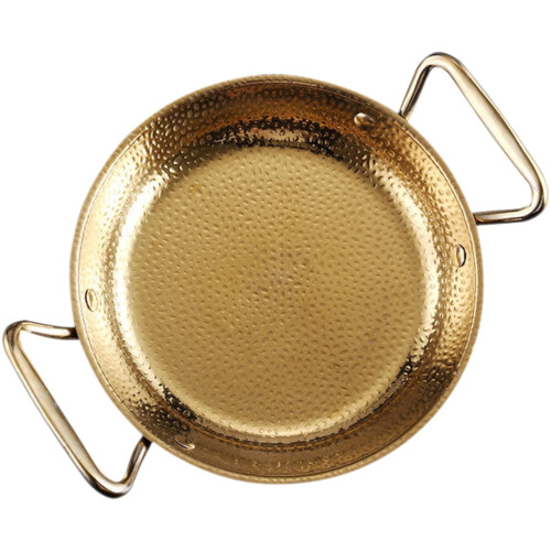 304 Stainless Steel Paella Pan Nonstick Double Handle