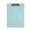 Plastic Clipboard with Low-Profile Metal Clip A5 Light Green 1