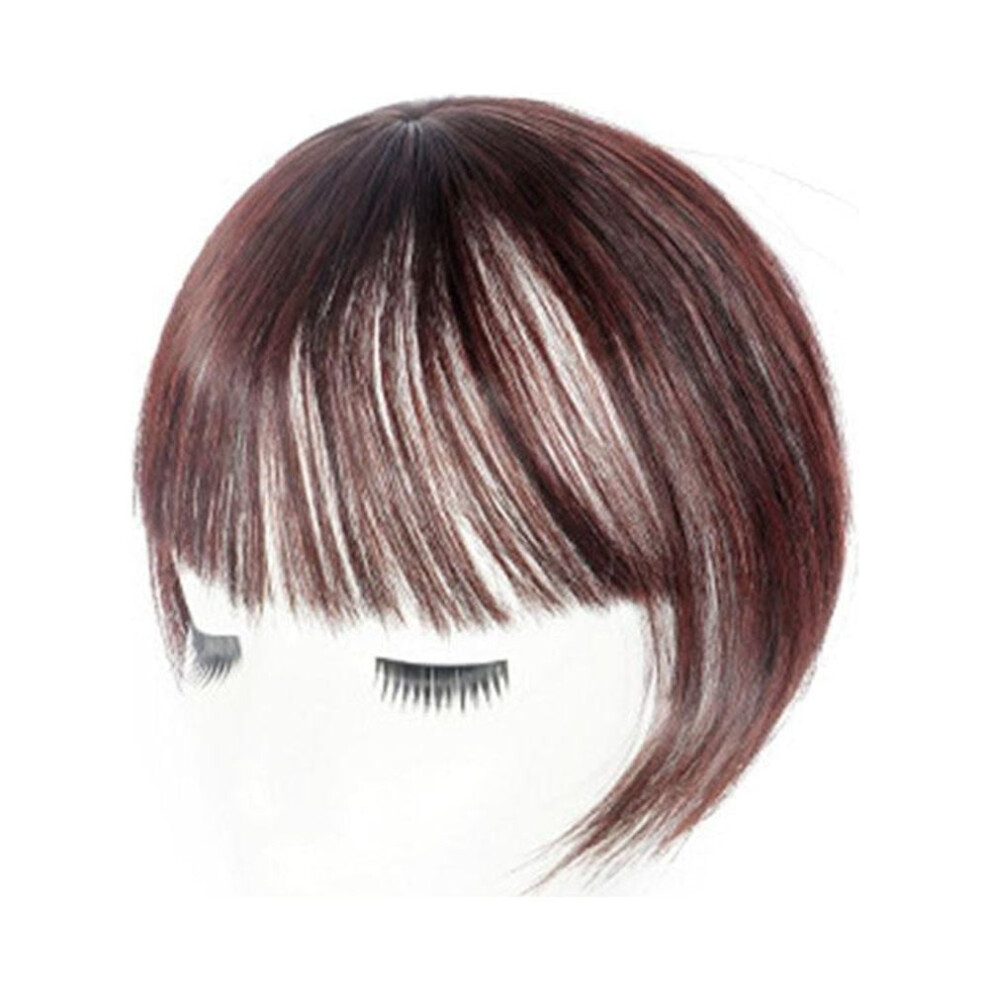 Invisible Seamless Thin Hair Topper with 3D Bangs