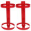 Supvox Fire Extinguisher Stand Carbon Steel Red 2 Pack 1