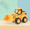 Push Back Engineering Vehicle Toy, ABS Plastic, Ages 3+ 7