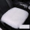 Car Seat Cushion Thickened Warm Pad for Front Seats White 1